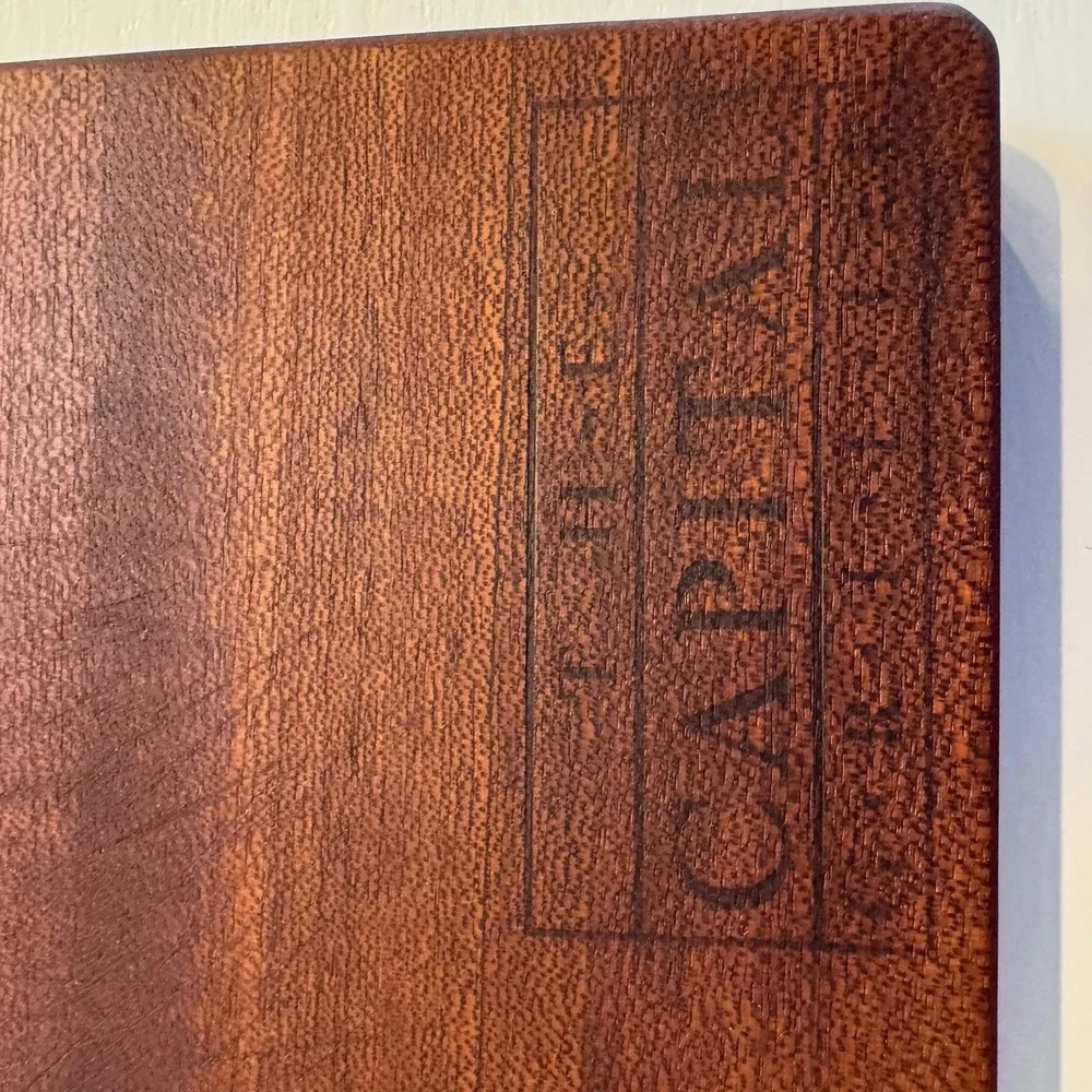 Old World‎ Co The Capital Grille Wood Serving Board Charcuterie Grazing Brown